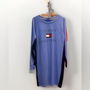Tommy Hilfiger Kids Long Sleeve Tee in Blue and Black